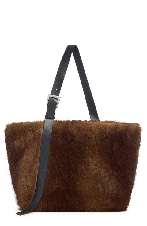 Esti Pluche™ Faux Mink Tote