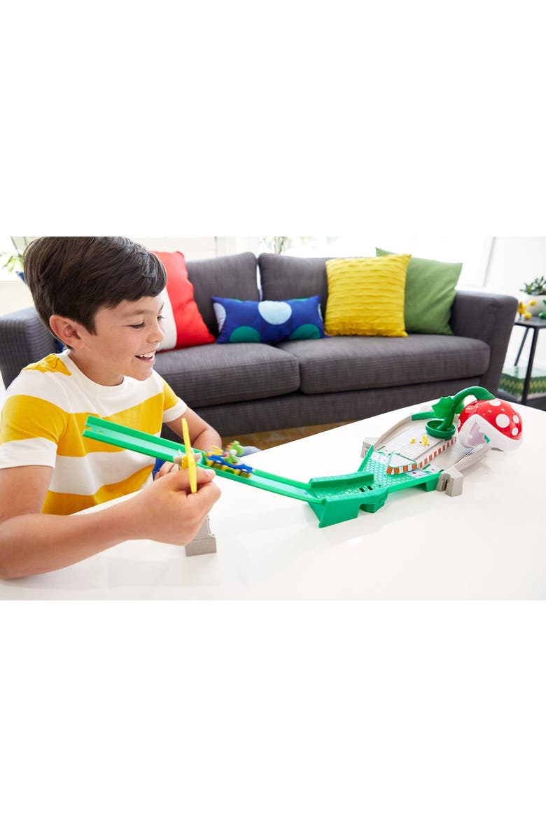 Hot Wheels (R) Mario Kart Nemesis Track Set - Piranha Plant Slide, Alternate, color, 