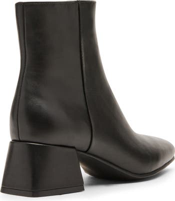 Lizzy Waterproof Square Toe Block Heel Bootie
