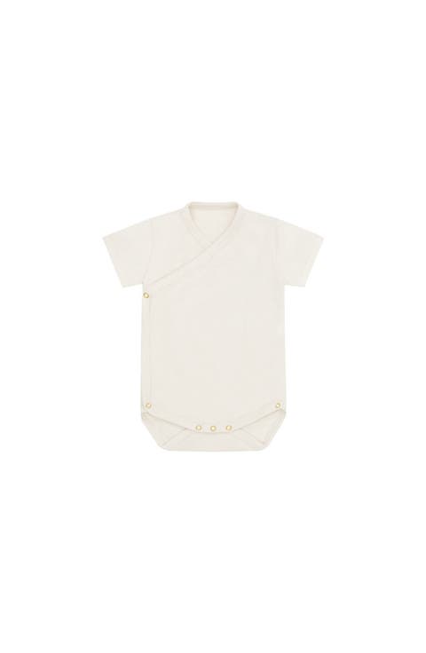 SS Organic Cotton Wrapover Bodysuit