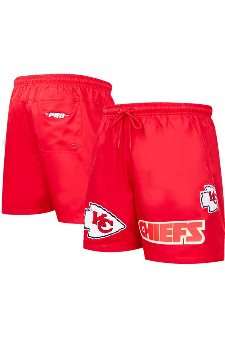 Men's Pro Standard Red Kansas City Chiefs Woven Shorts, Main, color, Red
