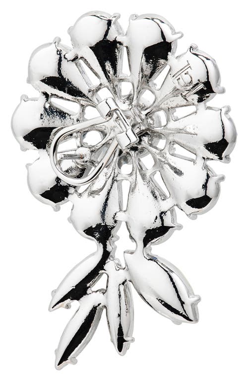 Carolina Herrera Crystal Daisy Drop Earrings In Delphinium Multi
