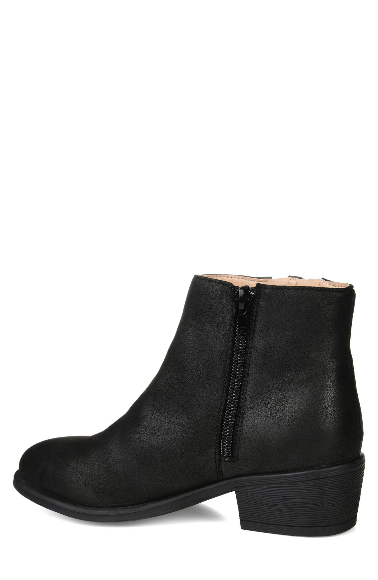 Journee Collection Jayda Ankle Bootie, Alternate, color, Black
