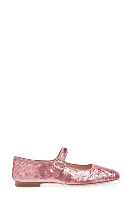Sam Edelman Michaela Glamour Mary Jane Flat In Pink