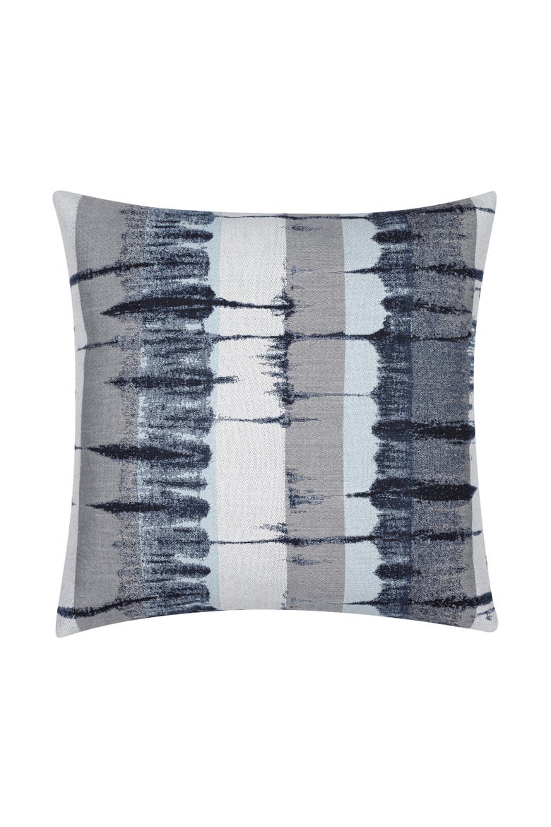 Shibori Indoor & Outdoor Woven Accent Pillow, Alternate, color, Blue