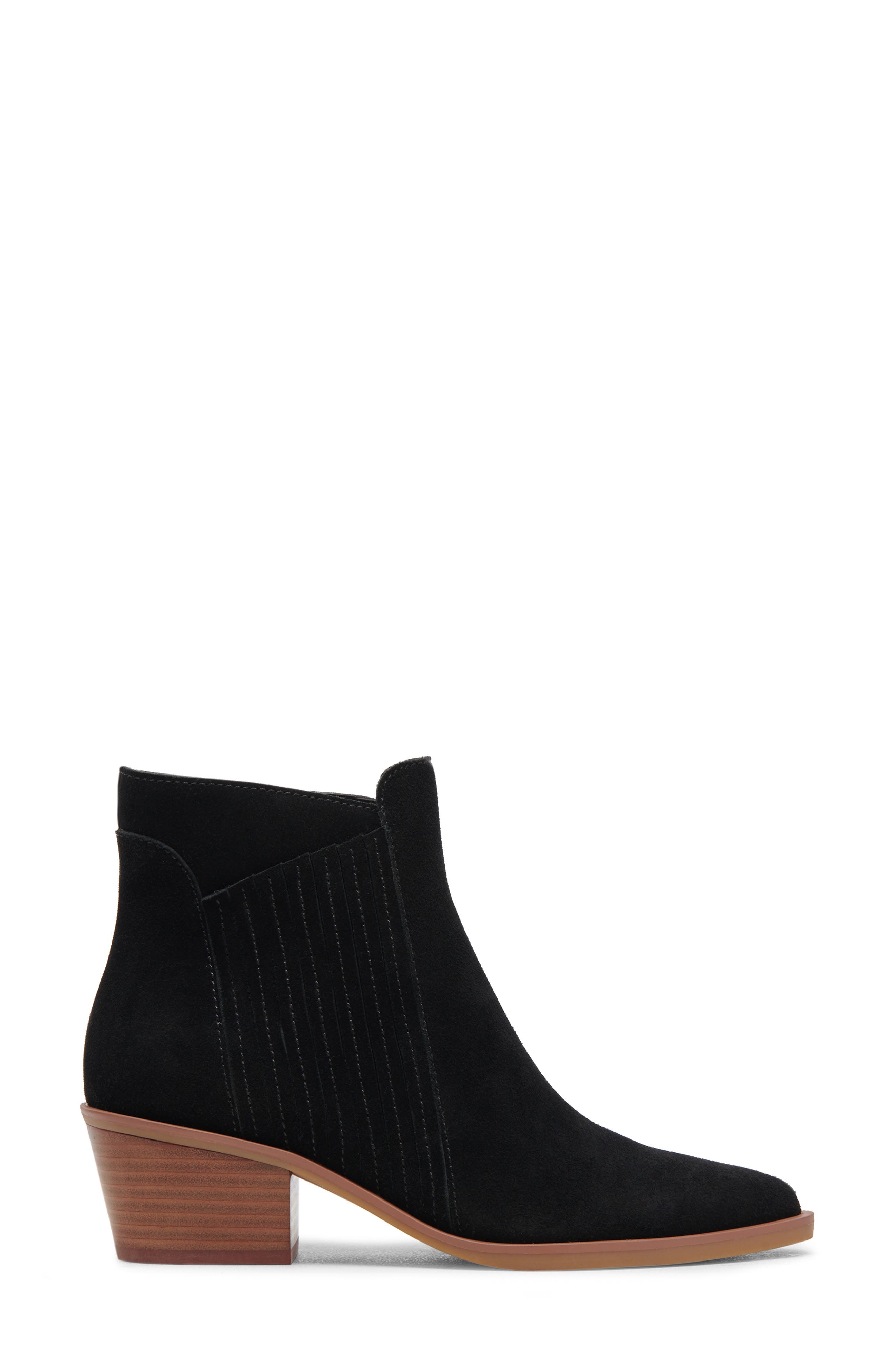 Dolce Vita Sawyer Block Heel Boot, Alternate, color, Onyx Suede