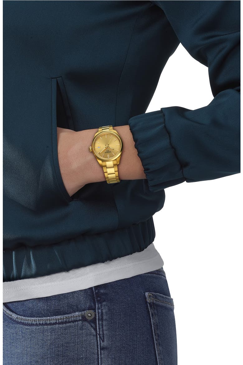 PR 100 Classic Bracelet Watch, 34mm, Alternate, color, GOLD