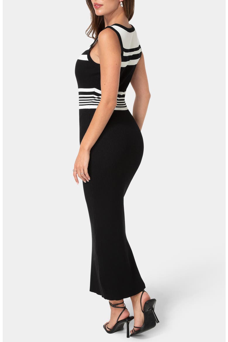 Sleeveless Knit Maxi Dress, Alternate, color, BLACK