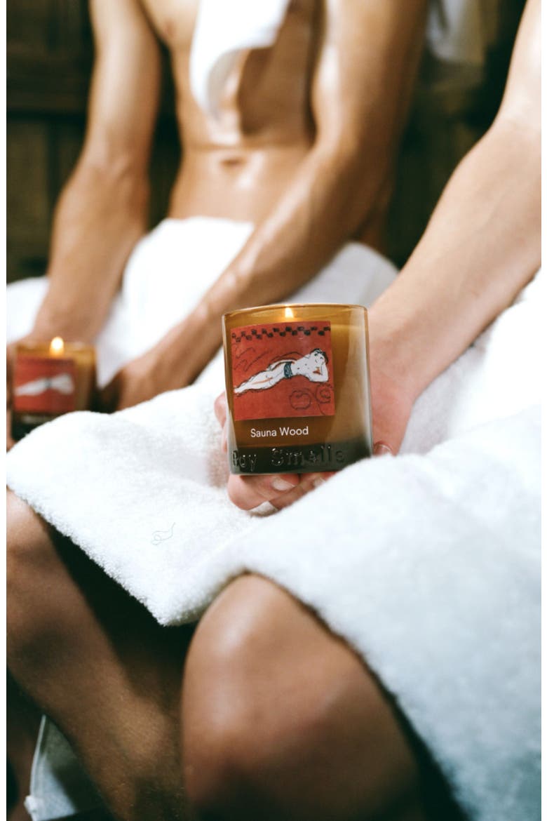Sauna Wood Candle, Alternate, color, NO COLOR