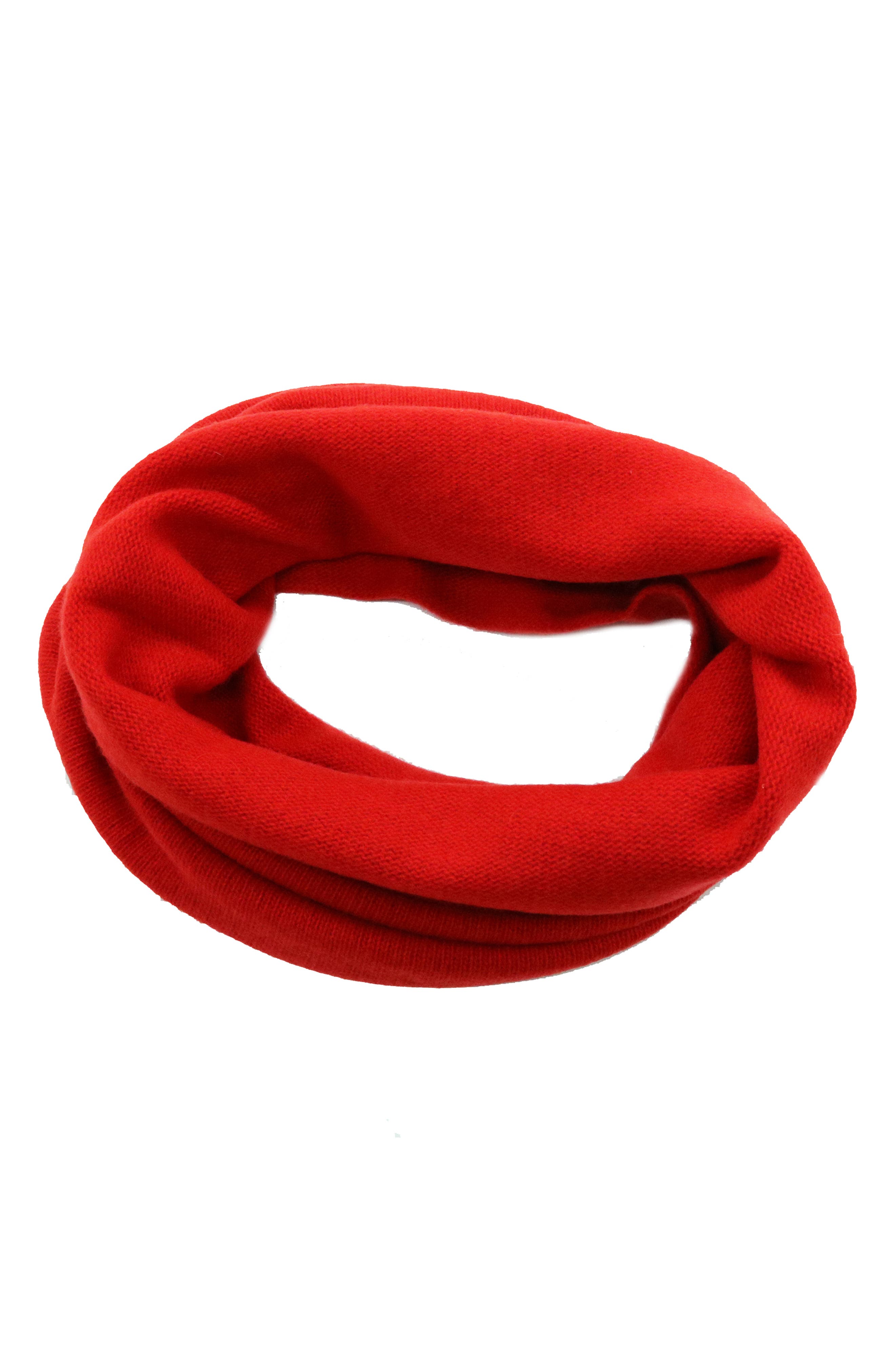 Portolano Cashmere Neck Warmer In Red