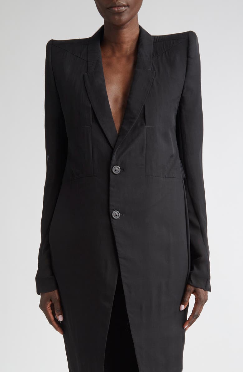 Rick Owens Fogpocket Neue Longline Coat, Main, color, 