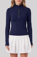 Williams Athletic Club Summer Quarter Zip Top