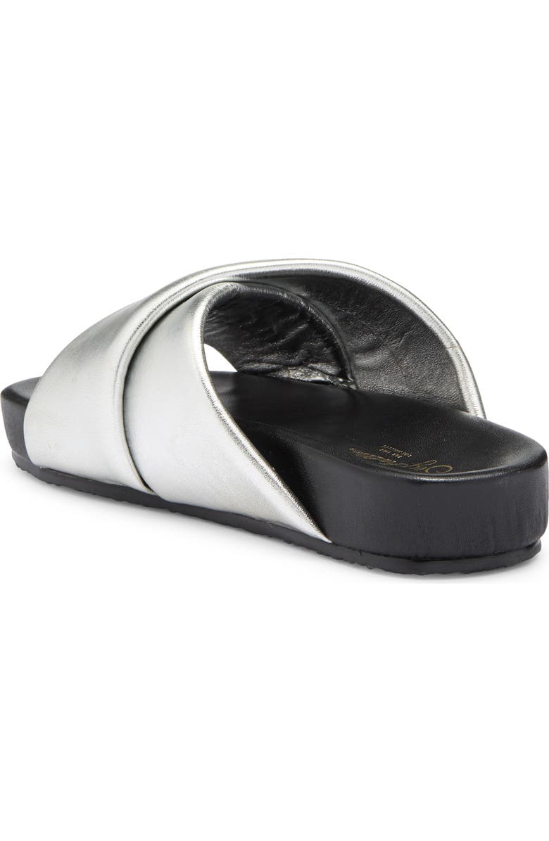 Seychelles Heartfelt Platform Slide Sandal, Alternate, color, Silver