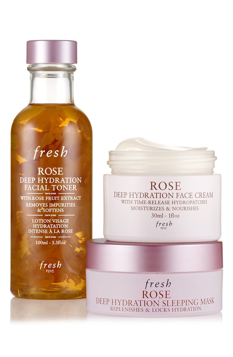 Fresh<sup>®</sup> Rose Day & Night Skin Care Hydration Set, Alternate, color, 