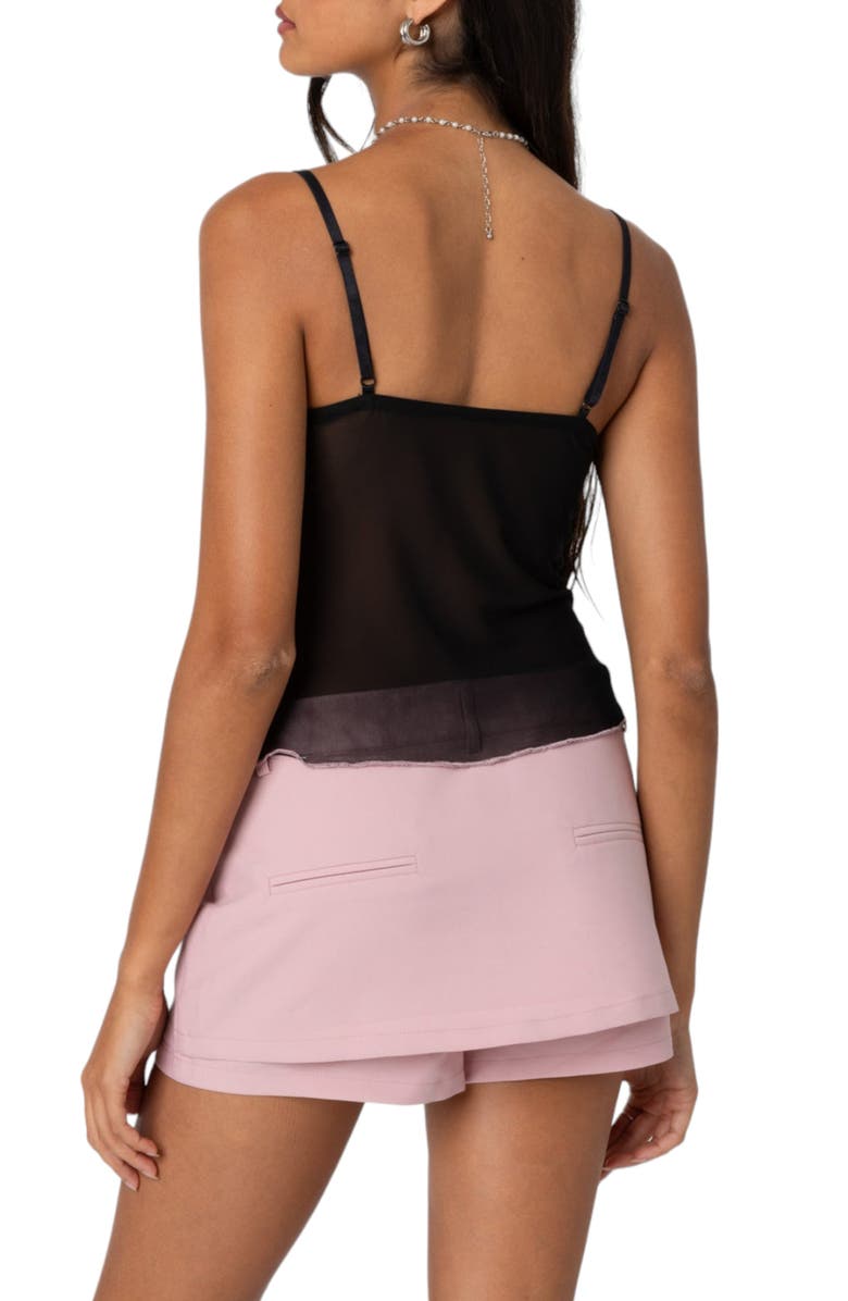 EDIKTED Harriet Sheer Mesh Top, Alternate, color, 