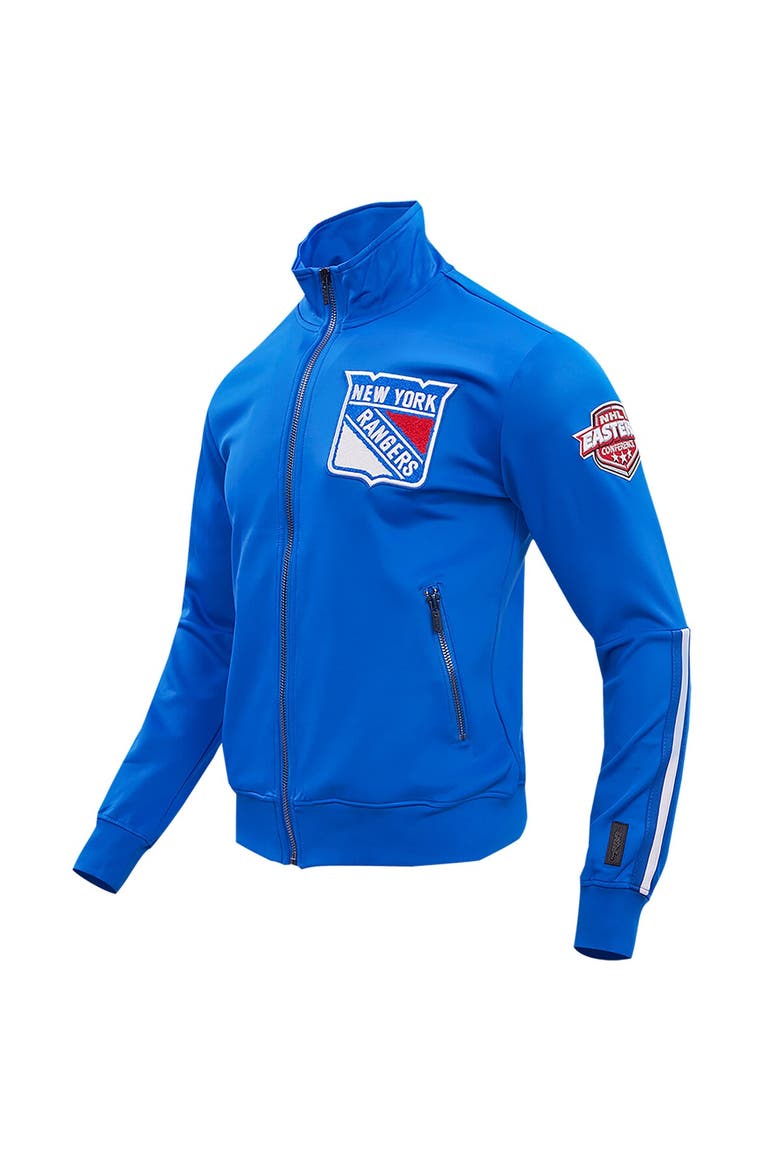 Men's Pro Standard Blue New York Rangers Classic Full-Zip Track Jacket, Alternate, color, Blue