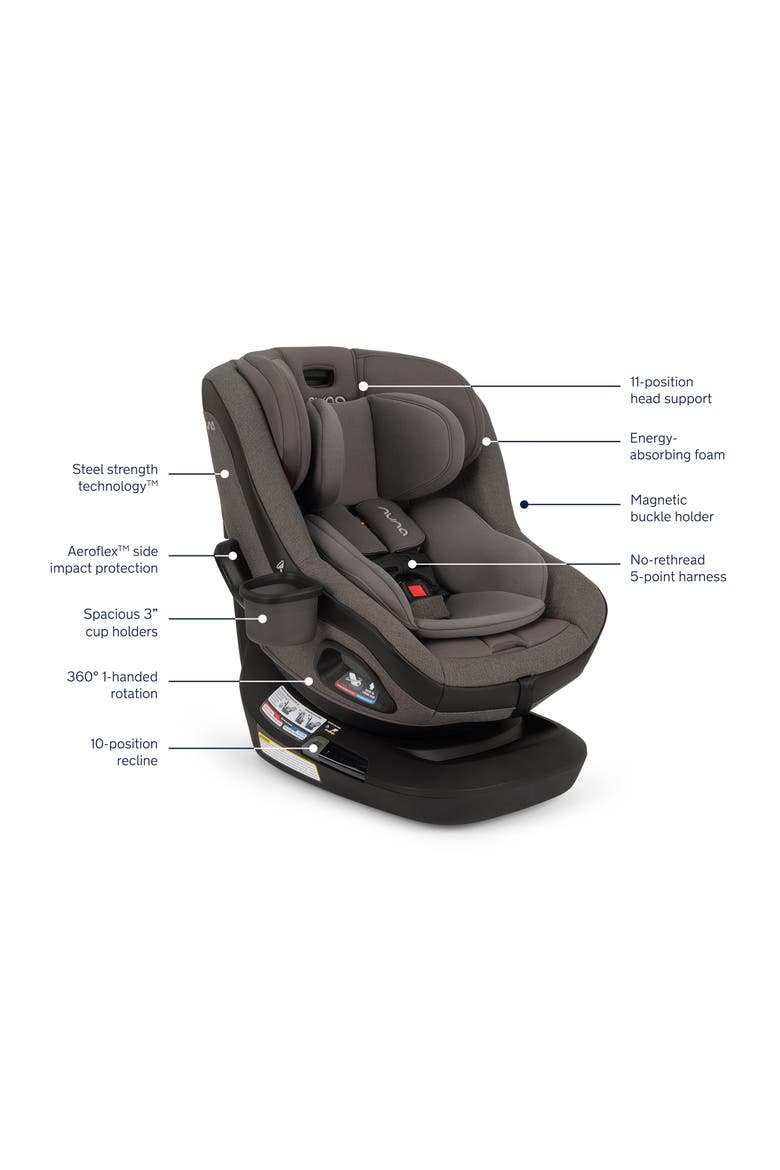 REVV maxx Convertible 360° Rotating Car Seat, Alternate, color, PEWTER NORDSTROM EXCLUSIVE