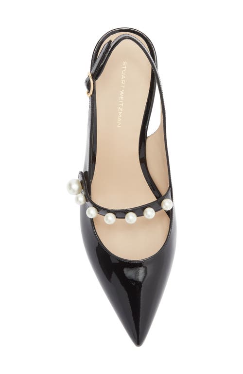 Stuart Weitzman Pia Mary Jane Slingback Pump In Black