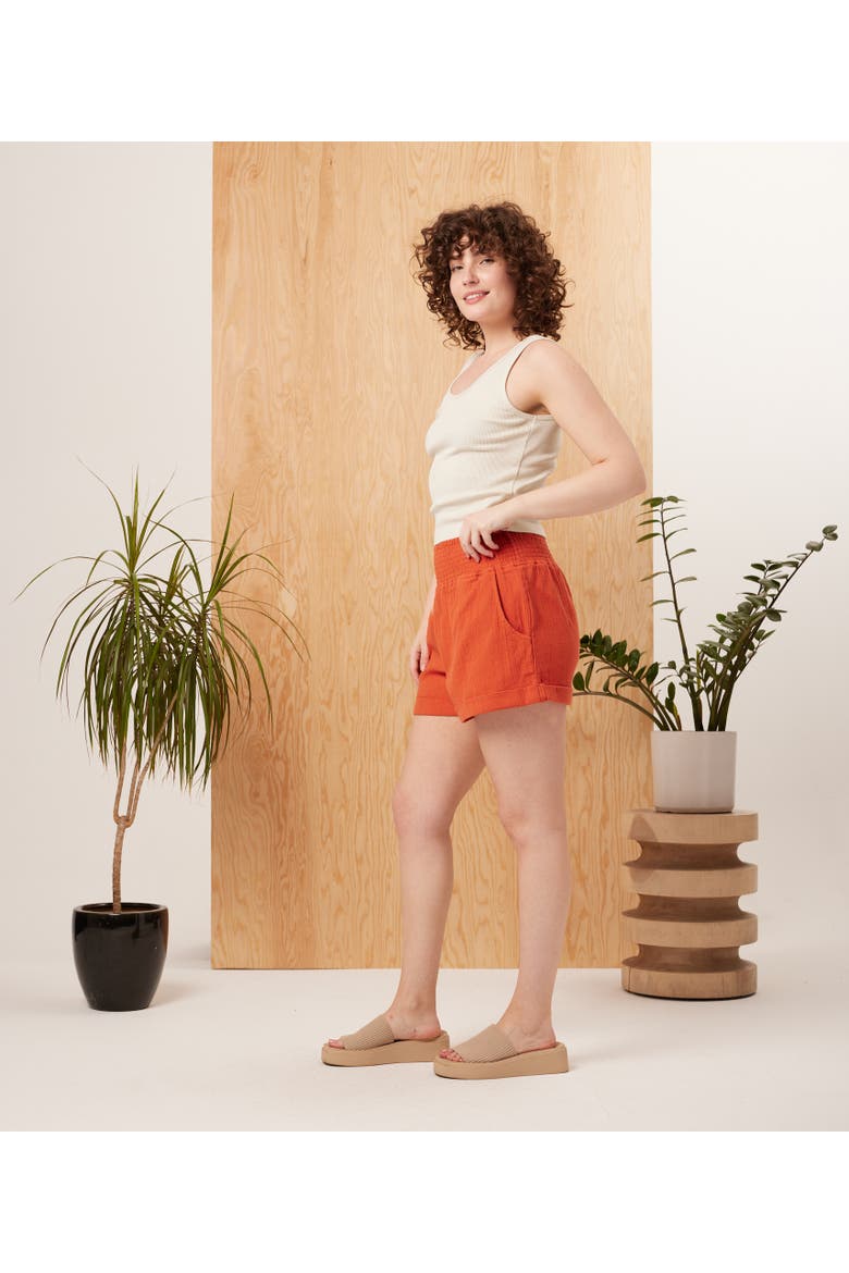 Geo Short, Alternate, color, Chili