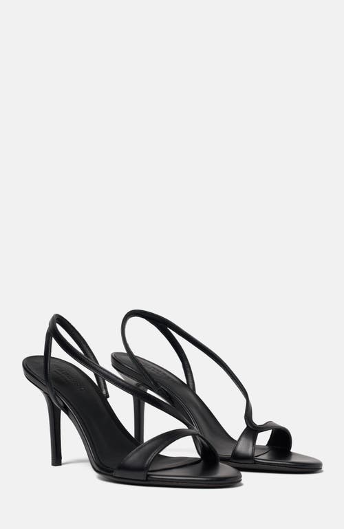 SCAROSSO Paula Sandals in Black - Calf at Nordstrom, Size 37