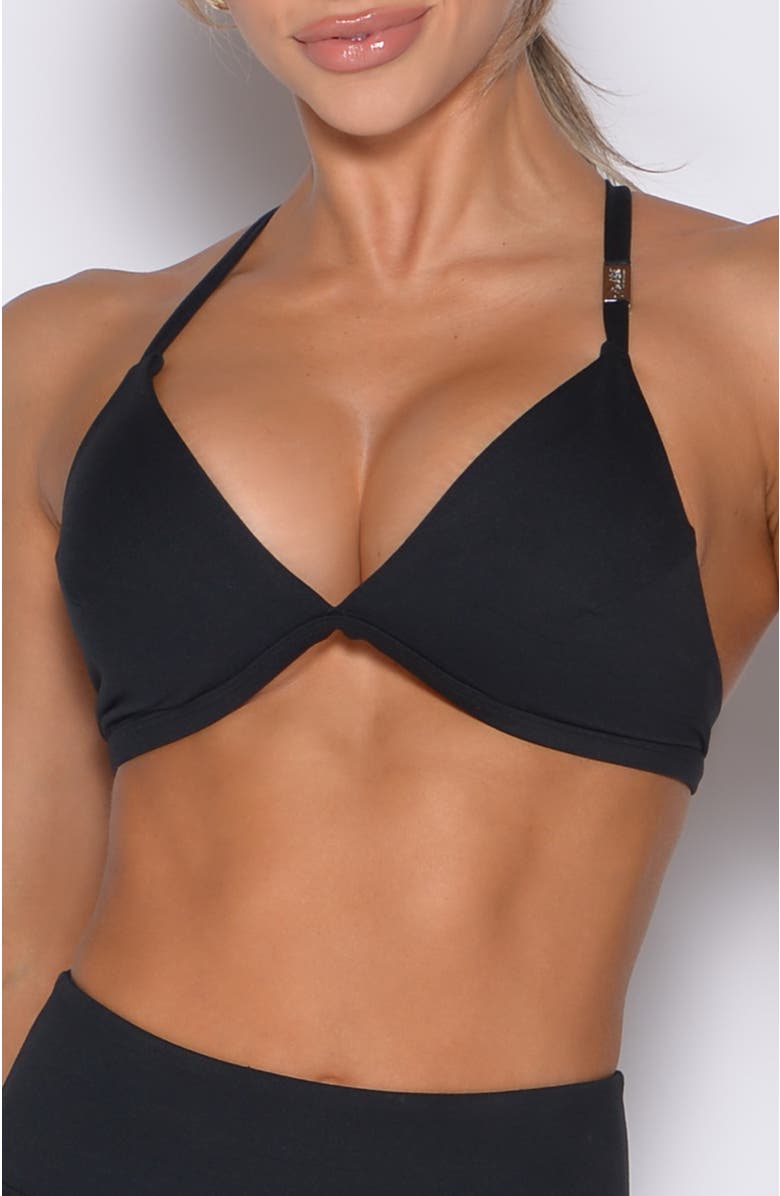 Bombshell Sportswear Kini Bra, Main, color, Black
