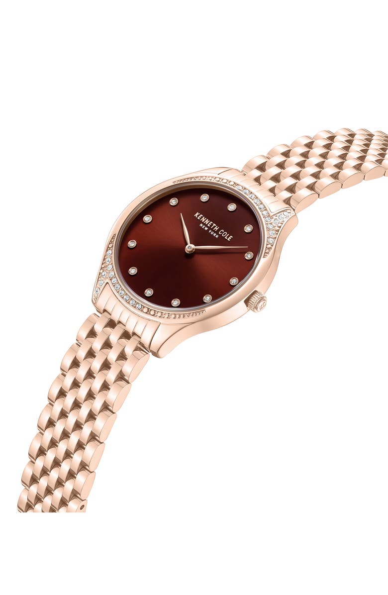 Kenneth Cole New York Classic Bracelet Watch, 36mm, Alternate, color, Rose Gold