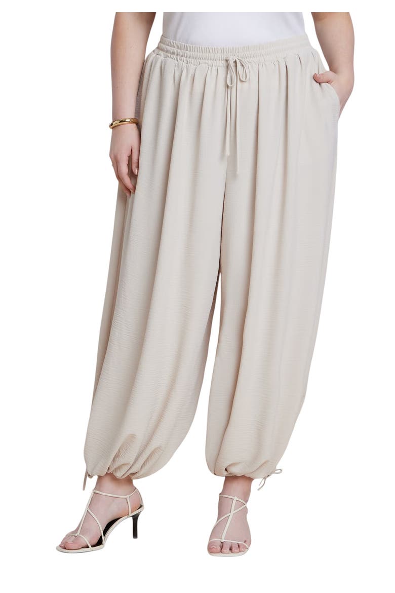 Drawstring Balloon Pant (plus), Main, color, OAT