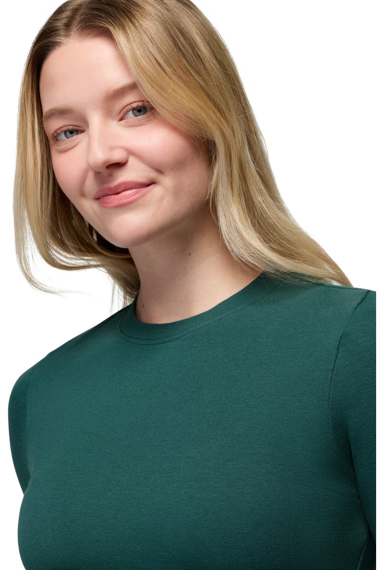 Lotus Long Sleeve Tee, Alternate, color, COAST