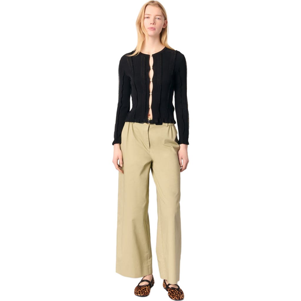 maje 2-in-1 cardigan in Black  product