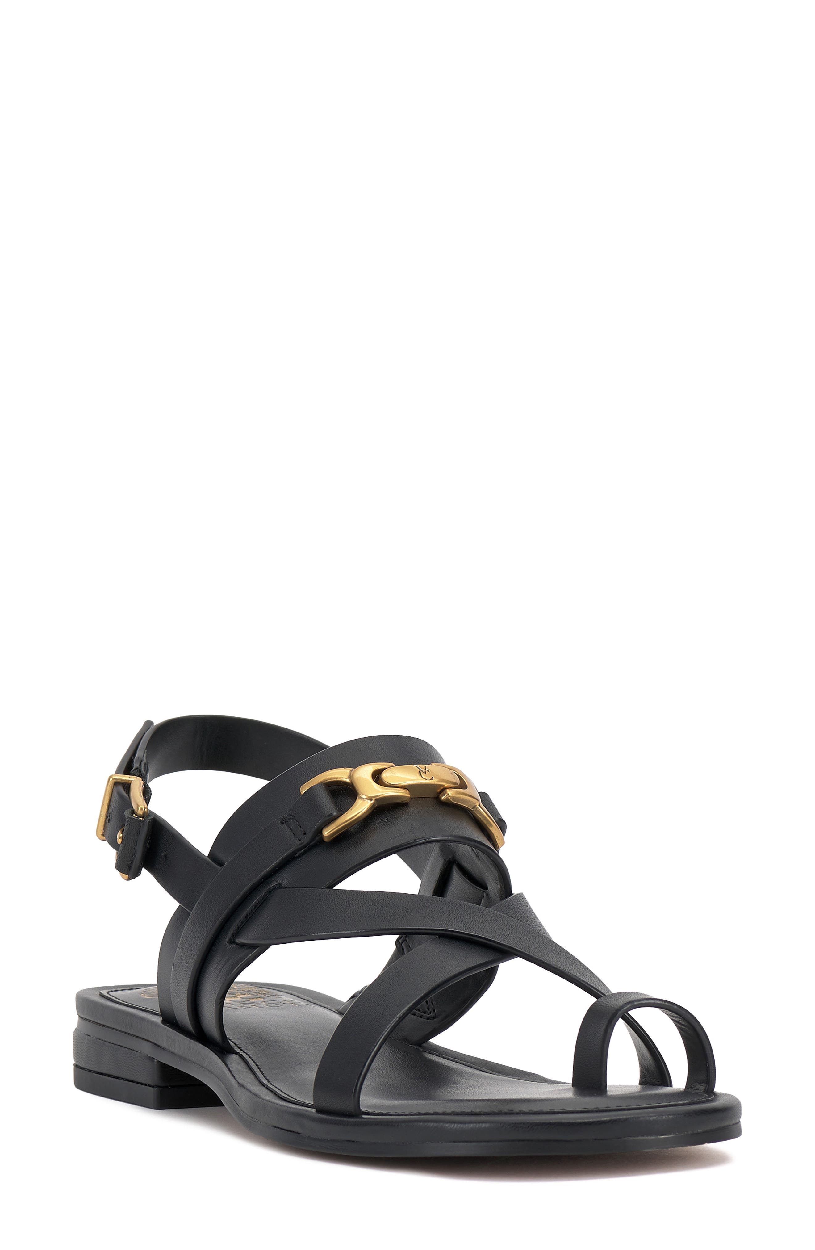 Vince Camuto Lenni Sandal, Main, color, Black