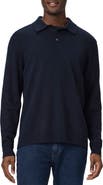 PAIGE Finsbury Merino Wool Blend Polo Sweater