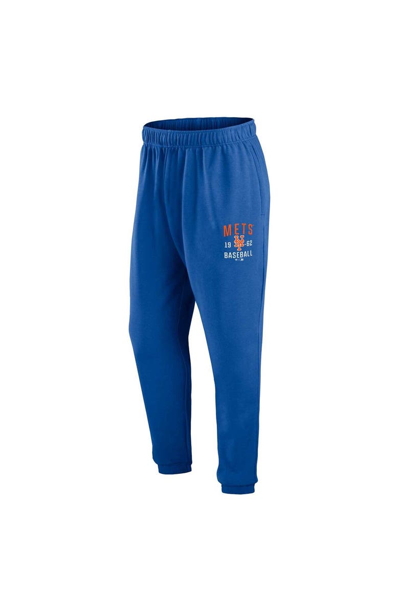 FANATICS Men's Fanatics Branded Royal New York Mets Go Overboard Fleece Sweatpants, Alternate, color, 