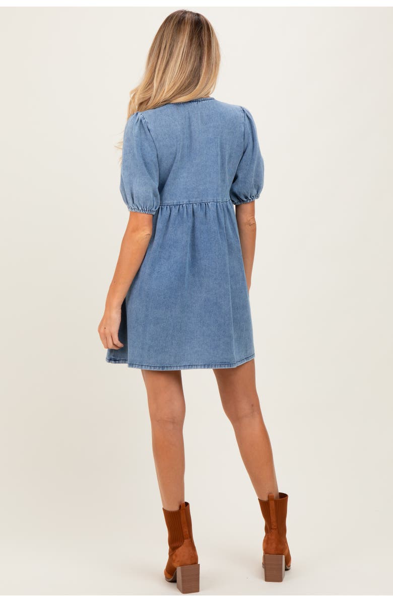 PinkBlush Double Front Tie Dress, Alternate, color, Blue