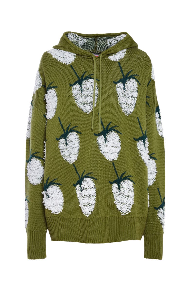 La DoubleJ Lampone Hoodie Green, Alternate, color, 