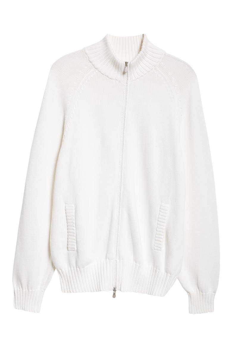 Cotton Zip Cardigan, Alternate, color, PANAMA