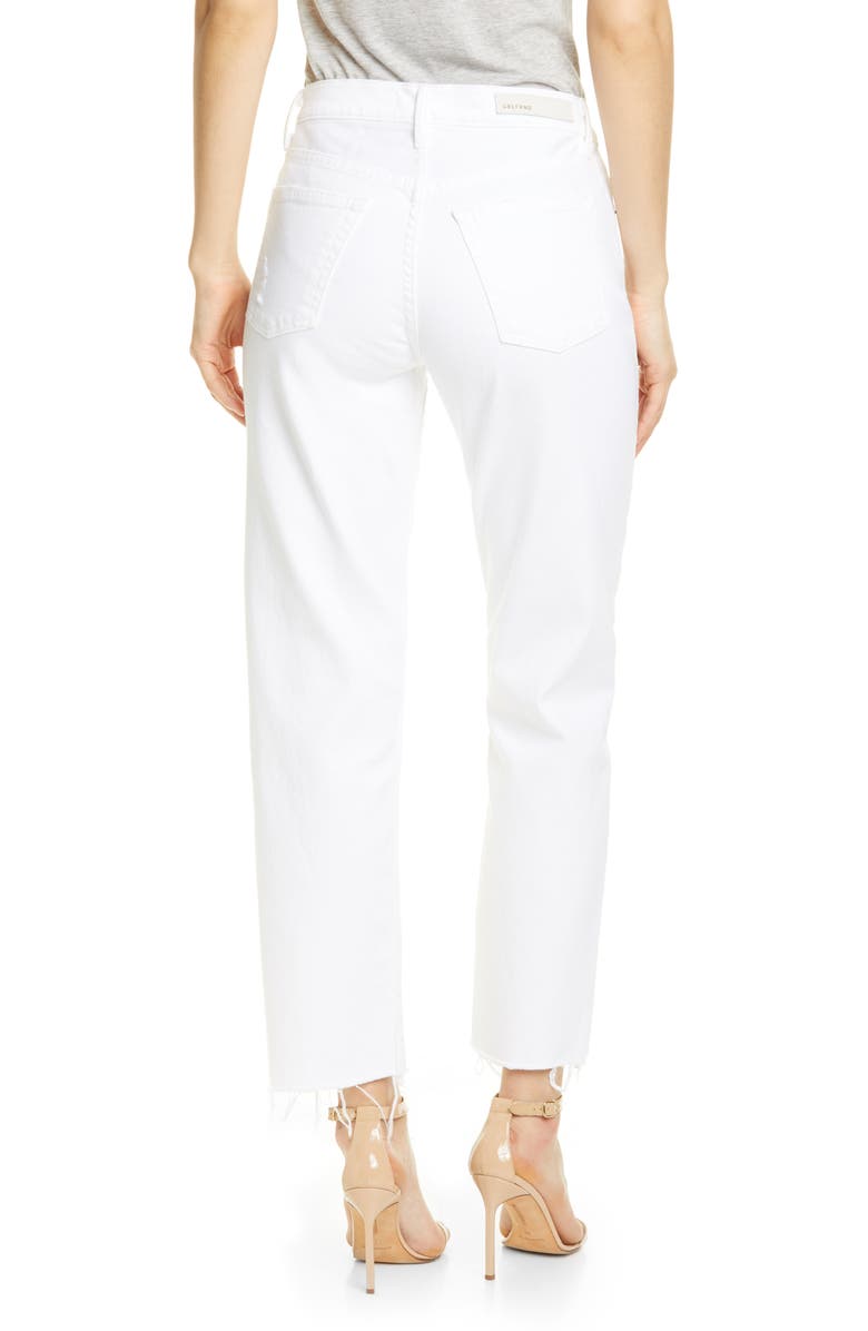 GRLFRND Helena High Waist Ankle Straight Leg Jeans, Alternate, color,