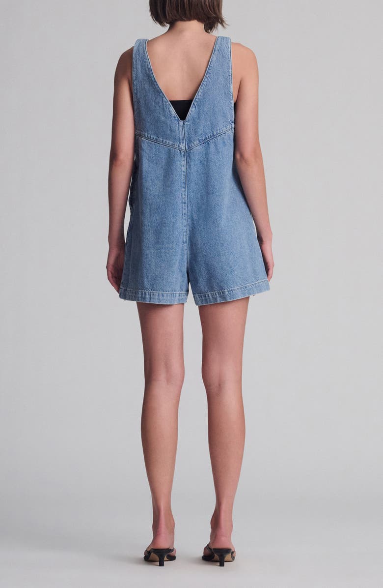 Mavi Jeans Reva Denim Romper, Alternate, color, Light Shaded Well Blue