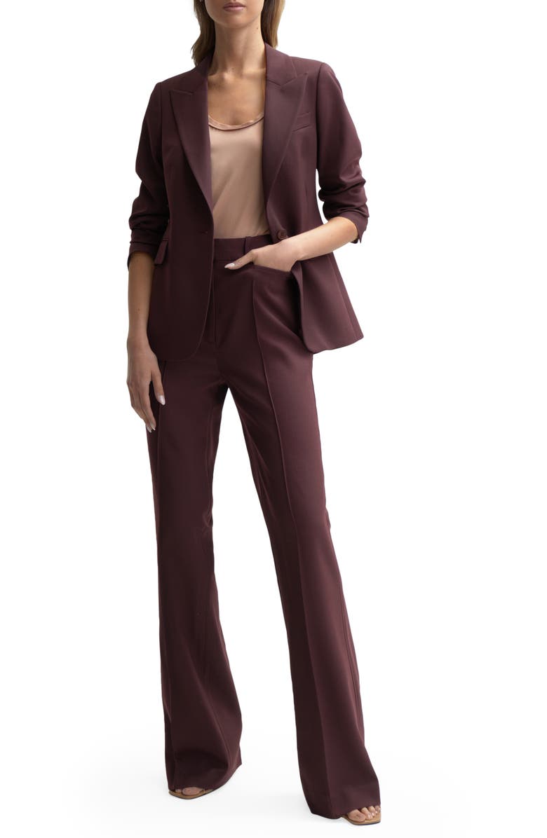 Reiss Flora High Waist Flare Leg Pants, Alternate, color,