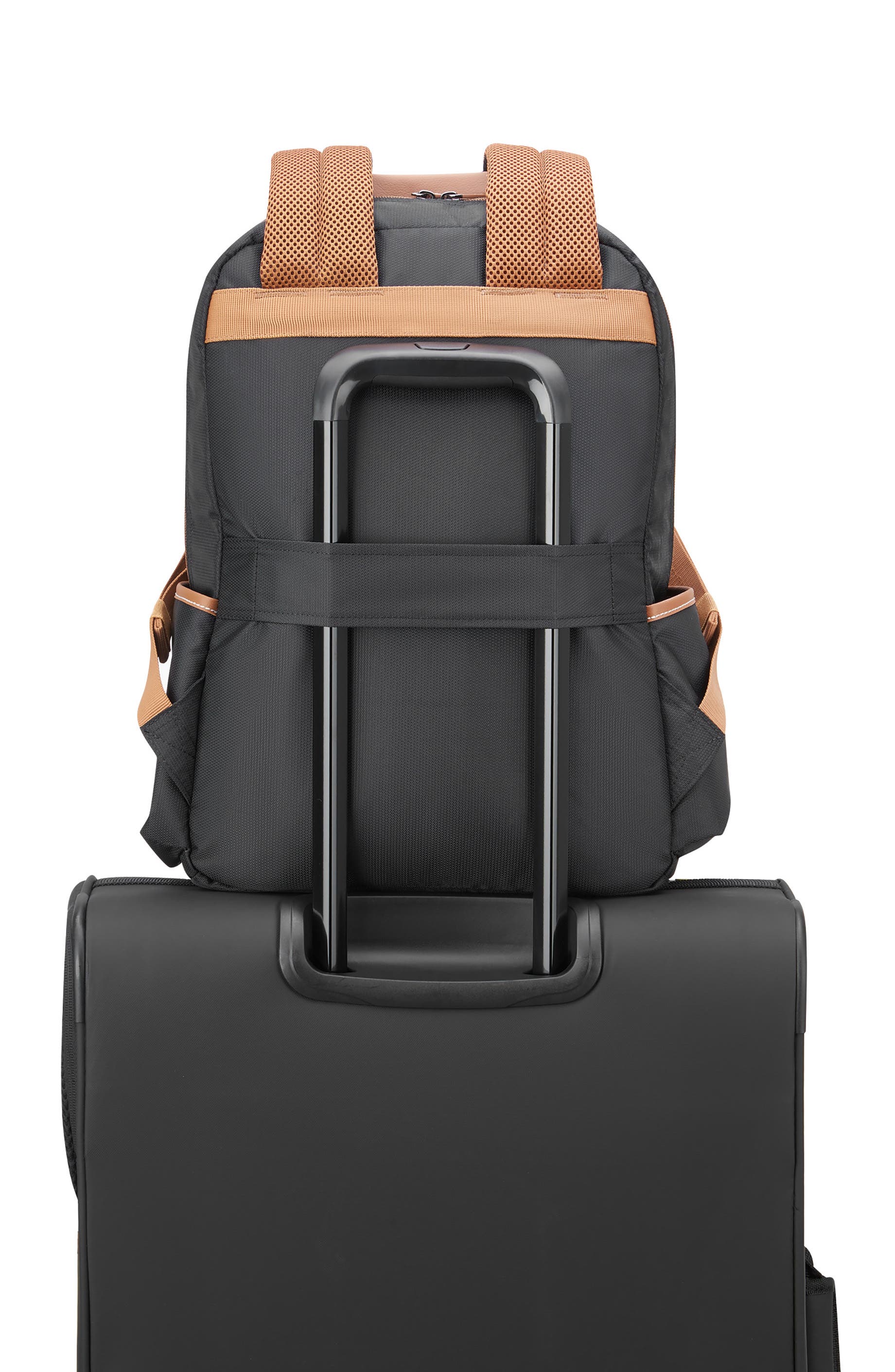 DELSEY Flanerie Backpack, Alternate, color, Black/ Brown