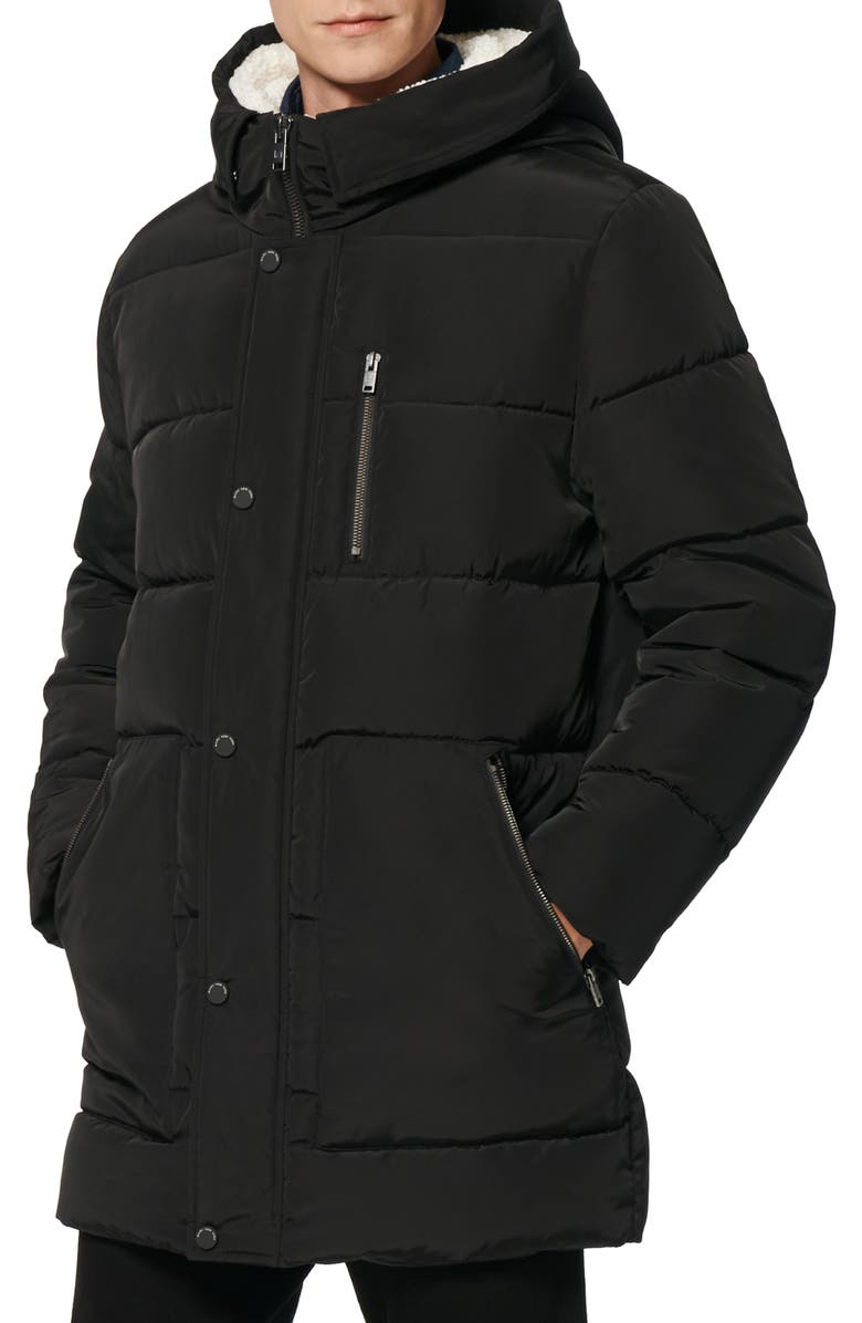 Marc New York Water Resistant Puffer Coat, Alternate, color,