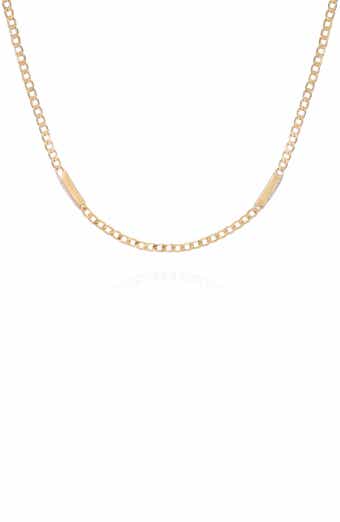 Vince Camuto Pavé Crystal Curb Chain Necklace