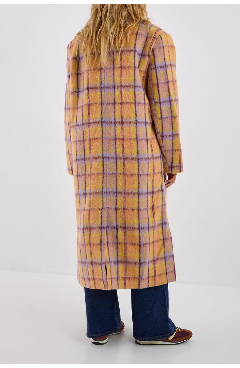 NASTY GAL Single Breasted Tailored Coat, Alternate, color, Multi