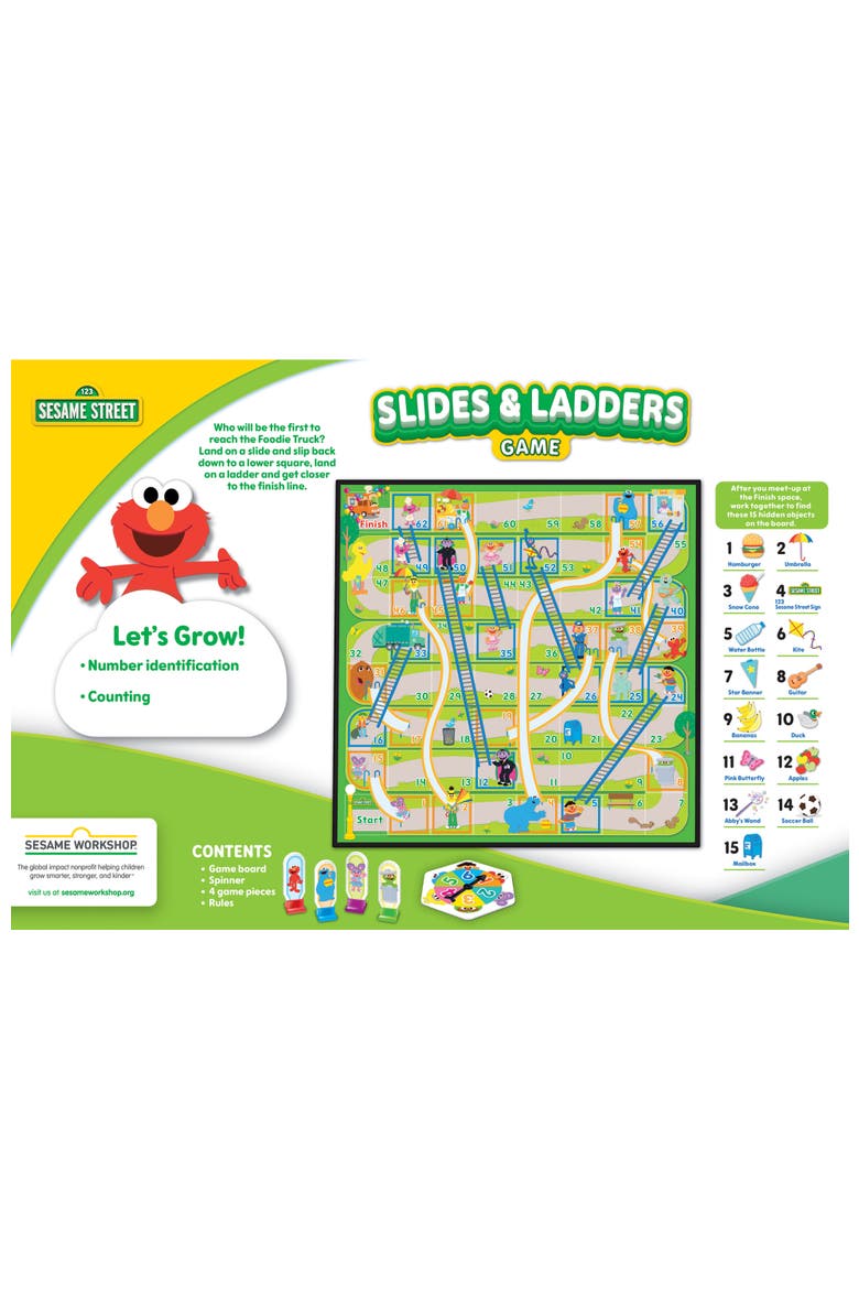 Sesame Street Slides & Ladders Game, Alternate, color, Multicolor