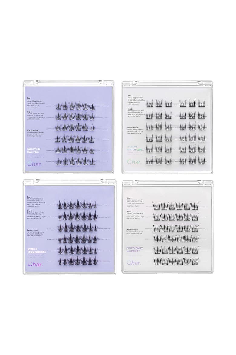 Light DD Curl 9 to13mm Length Pre-Glued Reusable Lashes, Main, color, Black