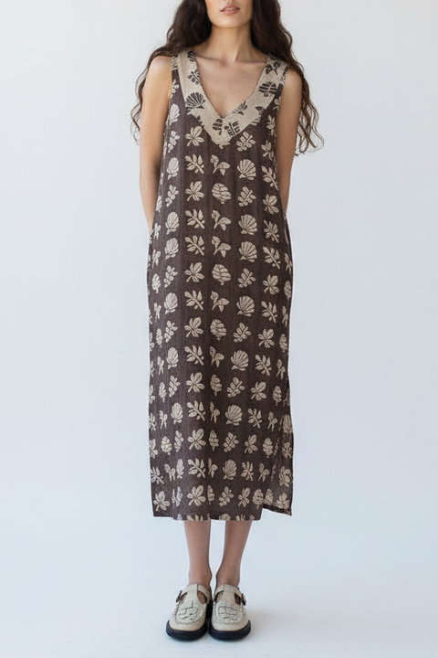 Beth Reversible V-neck Shift Dress