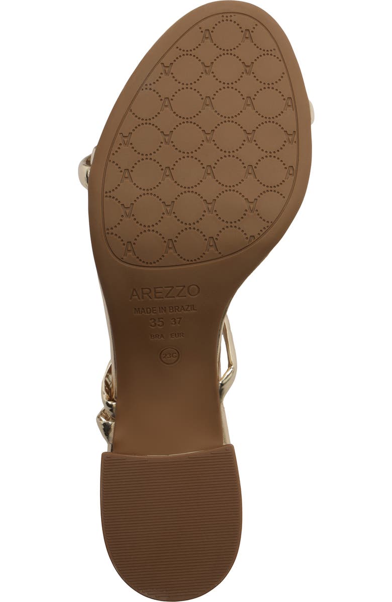 Arezzo Mikayla Ankle Strap Sandal, Alternate, color, Platino