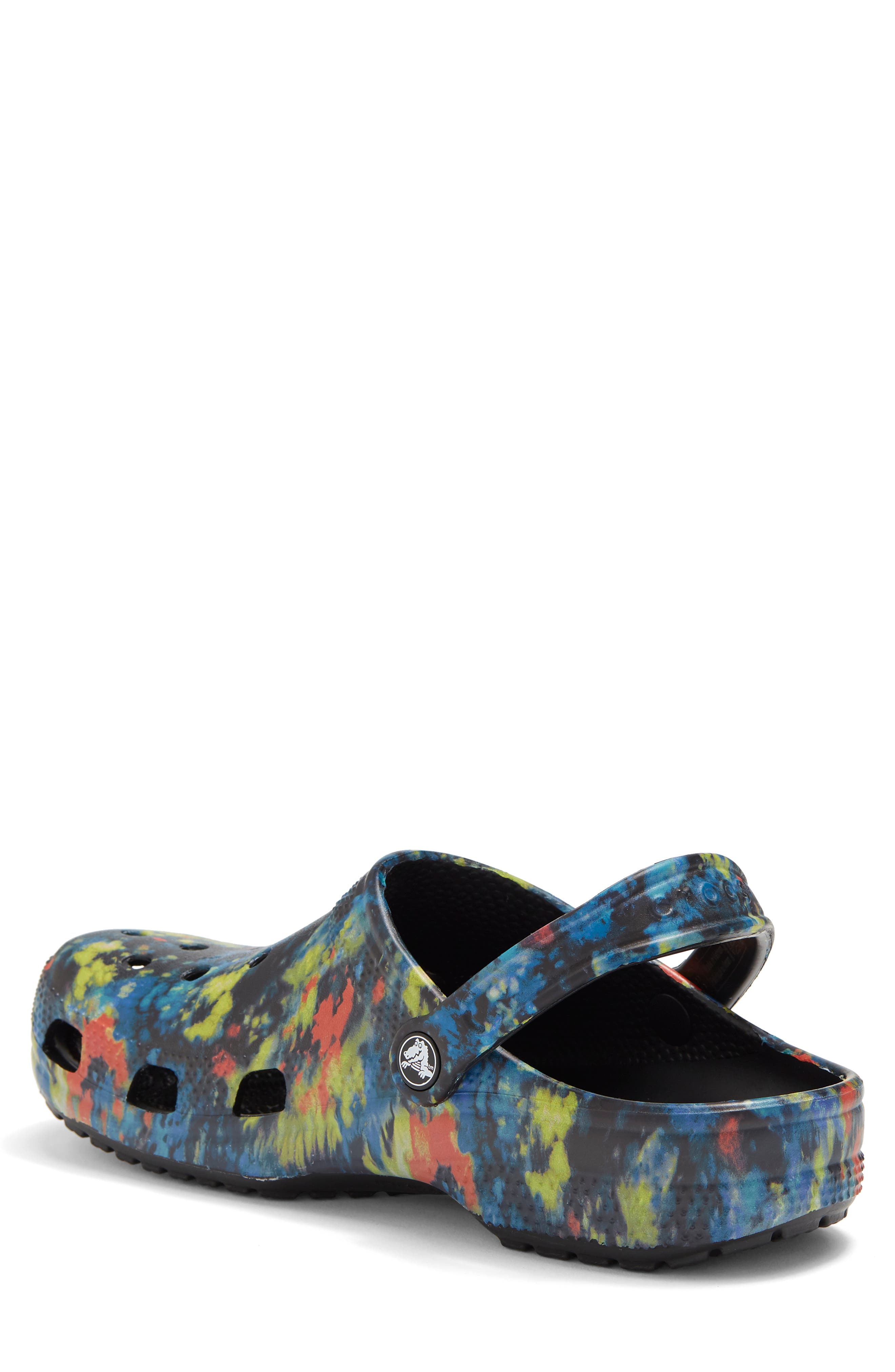 CROCS Classic Tie Dye Graphic Clog, Alternate, color, 