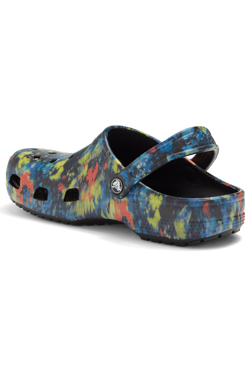 CROCS Classic Tie Dye Graphic Clog, Alternate, color,
