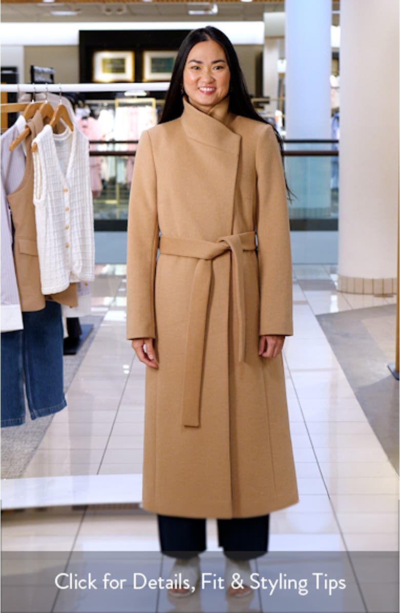 Stand Collar Wrap Coat