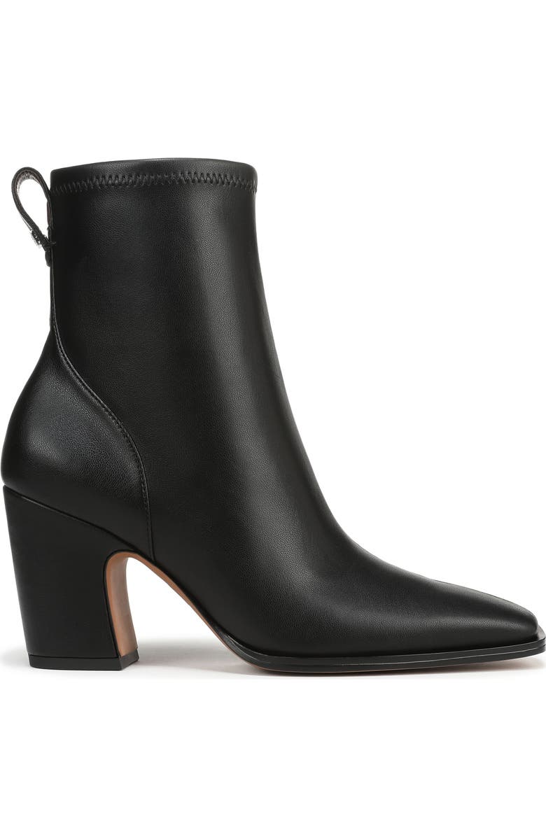 Franco Sarto Jayton Square Toe Bootie, Alternate, color, Black